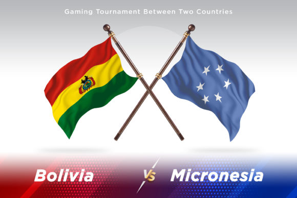 Bolivia Versus Micronesia Two Flags in Design