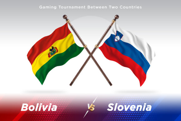 Bolivia Versus Slovenia Two Flags Design