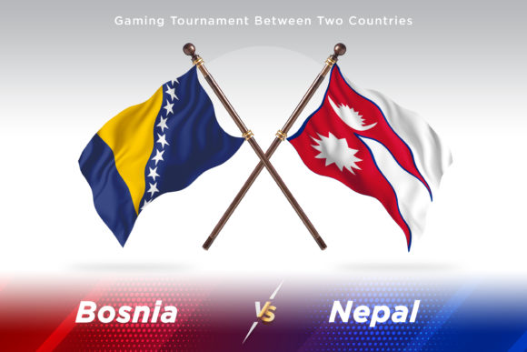 Bosnia Versus Nepal Two Flags: A Creative Exploration of National Identity in Design