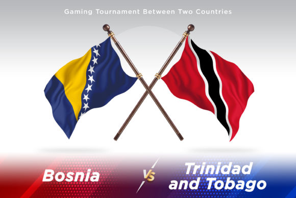 Bosnia Versus Trinidad Two Flags and Two Countries: A Visual and Symbolic Contrast