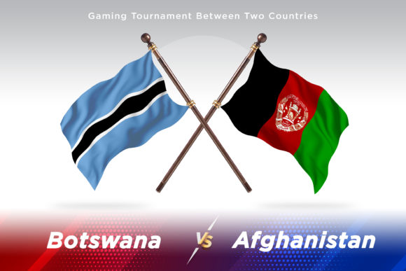 Botswana and Afghanistan Flags in Design: A Visual Contrast