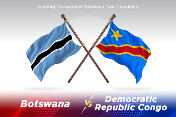Botswana Versus Democratic Republic Flag: A Unique Design for Comparative Visuals